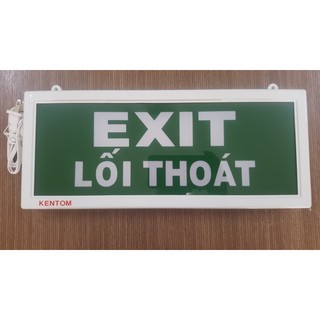 Đèn Exit thoát hiểm Kentom 2 Mặt có 10 mẫu đèn để chọn lựa