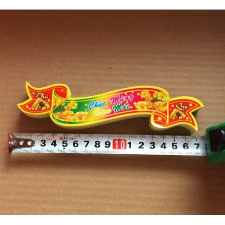 TEM DECAL DÁN CHÚC MỪNG NĂM MỚI 17CM 1 XẤP 100 TẤM