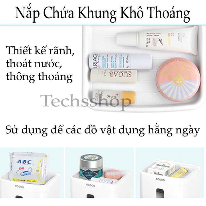 Hộp đựng giấy vệ sinh ecoco e1612 - hộp giấy vệ sinh cao cấp