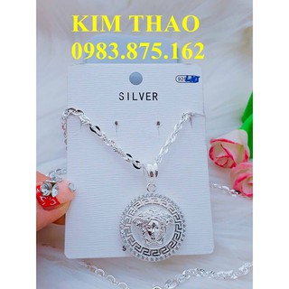 Dây chuyền bạc ta mặt versace