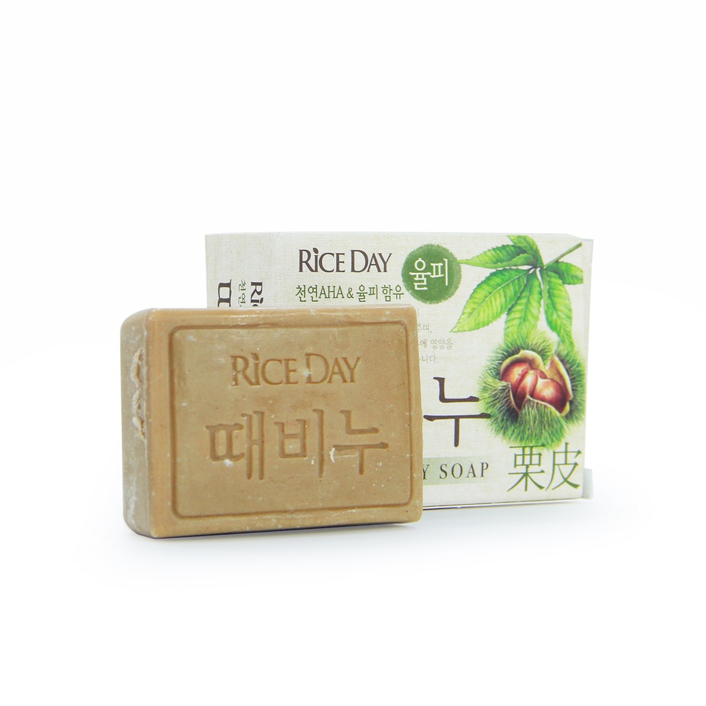 Xà Bông Lion Tắm Tẩy Da Chết Scrub Soap Chiết Xuất Dầu Hạt Dẻ  Hàn Quốc Dưỡng Trắng Da, Sạch Mụn 100g