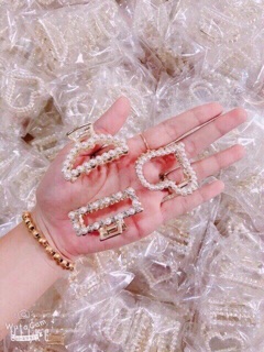 Set 3 kẹp tóc đính đá siêu đẹp