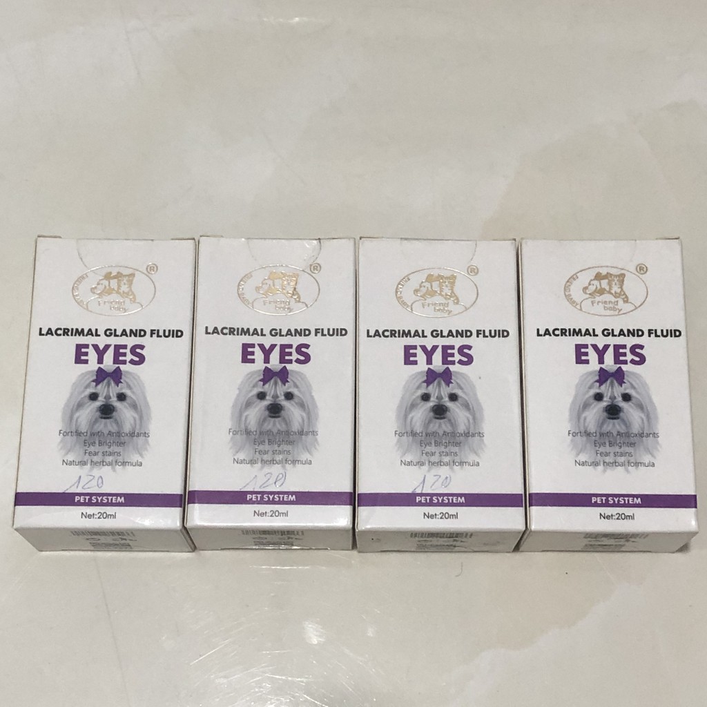 Siro uống làm giảm chảy nước mắt cho thú cưng - Lacrimal Gland Fluid EYES ( Pro-white ) 20ml