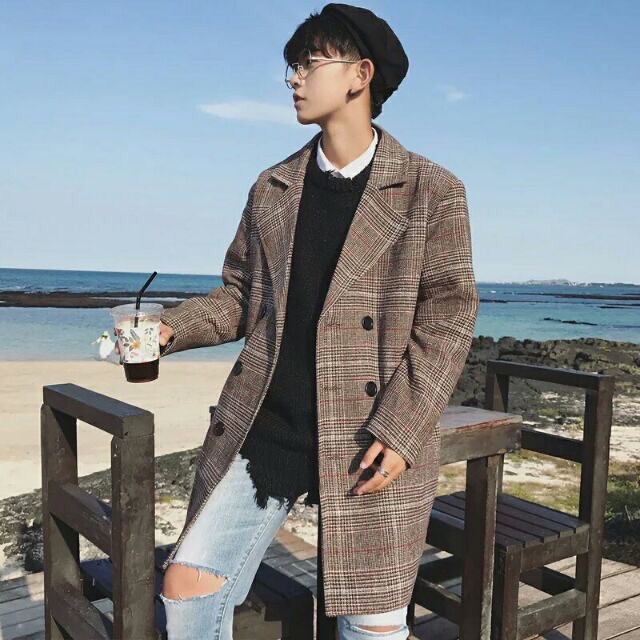 Áo Khoác Dạ Nam, Áo Dạ Nam phong cách Hàn Quốc - AKD04 | BigBuy360 - bigbuy360.vn