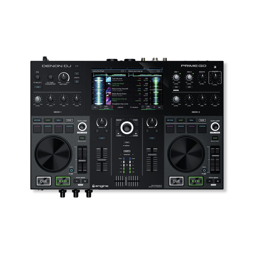 Denon DJ Prime Go – Bàn DJ chuyên nghiệp nhỏ gọn không cần nguồn