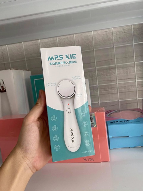 Máy điện di tinh chất MRSXIE Hàng Chính Hãng Cầm Tay Nâng Cơ Làm Sạch Đẩy Dưỡng Chất Massage Mắt genie D818 ILIFT | BigBuy360 - bigbuy360.vn