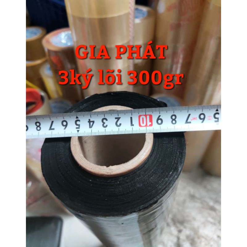 [Mã LIFEXANH03 giảm 10% đơn 500K] [GIÁ SỈ] Màng quấn pe đen 50cm 3ký lõi 300gr