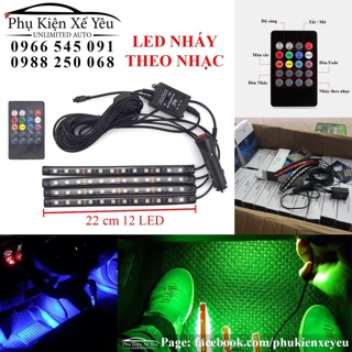 Đèn led nháy theo nhạc