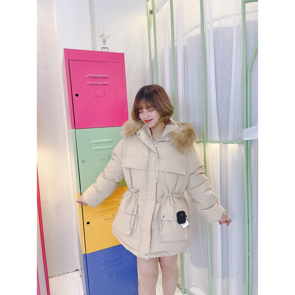 Áo khoác phao PARKA mũ lông 9856💋❄️🌸