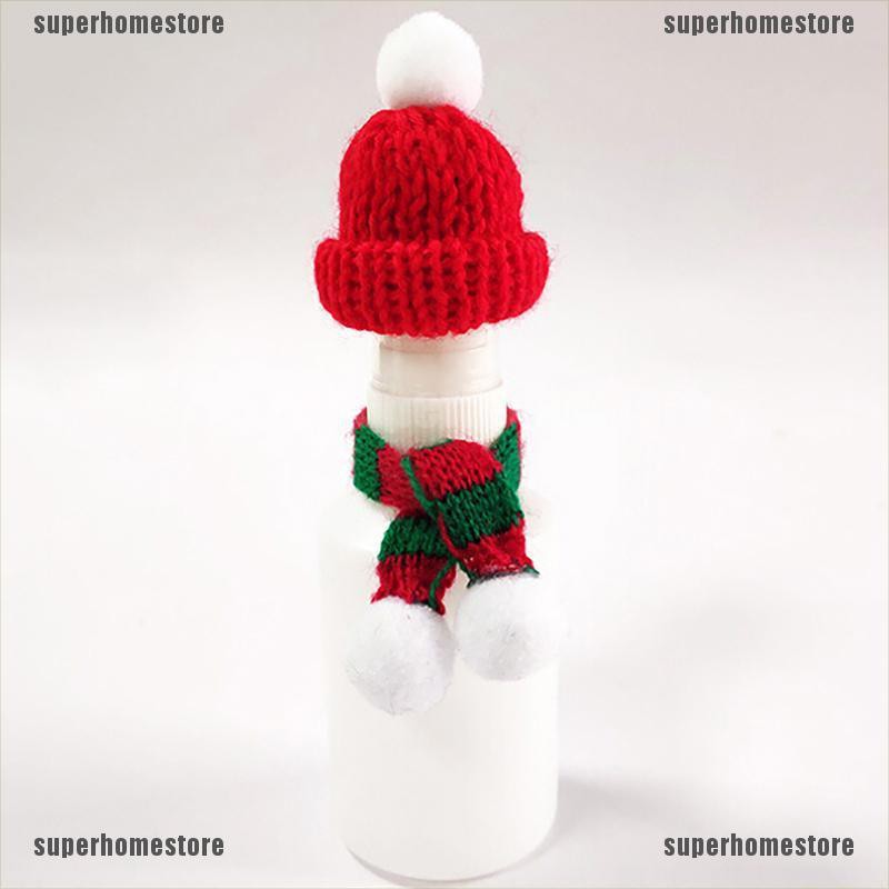 Nón Giáng Sinh + Khăn Choàng Cổ Cho Búp Bê 1 / 6 1 / 12