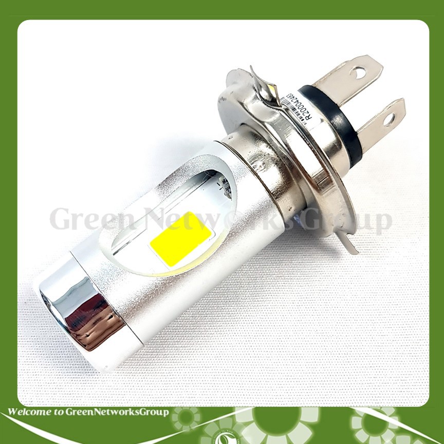 Đèn pha led chân H4 E01D siêu sáng dành cho mô tô, xe máy (Ánh sáng trắng xanh) Greennetworks