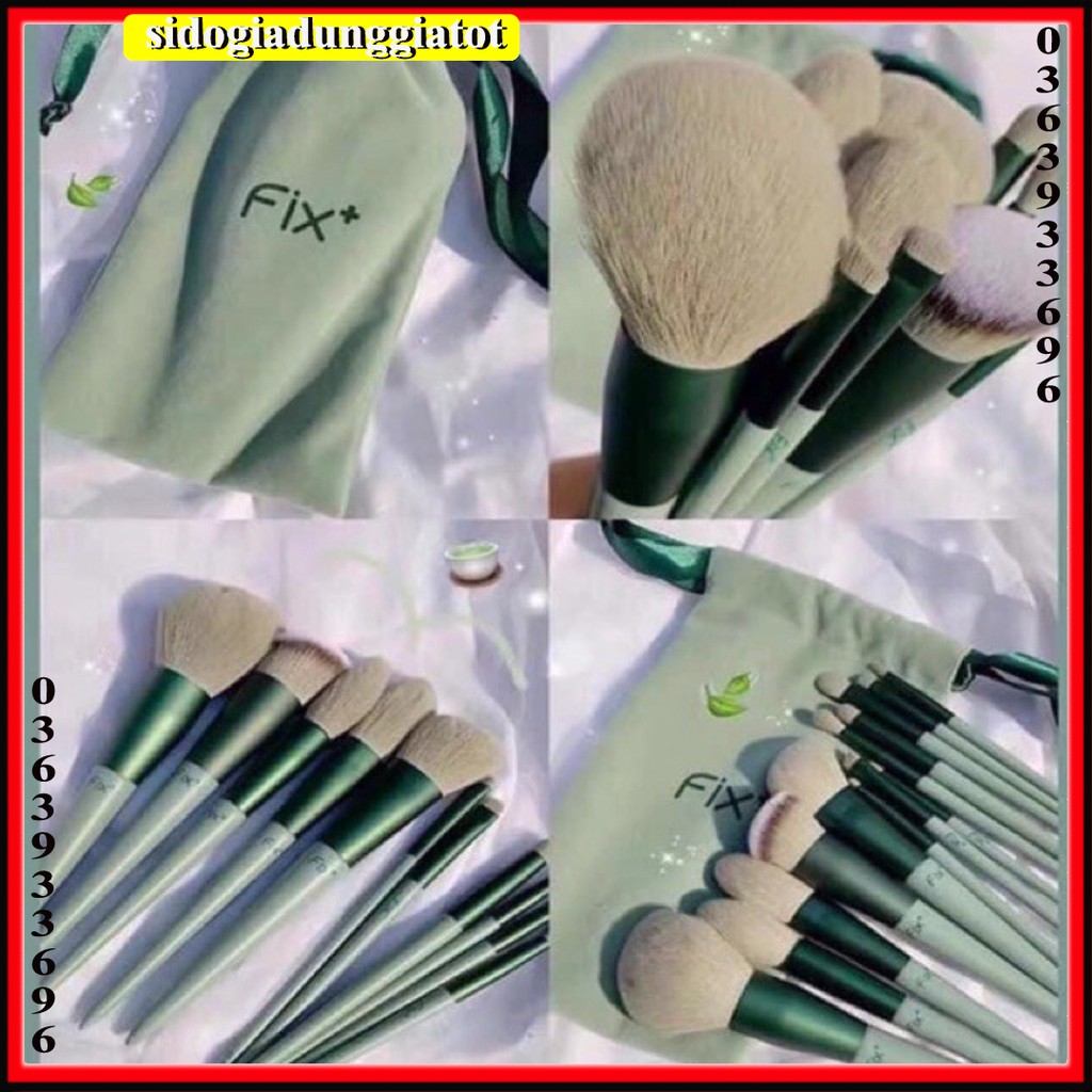 Cọ trang điểm chuyên nghiệp - Cọ makeup Fix 13 món full box - SĐGDGT