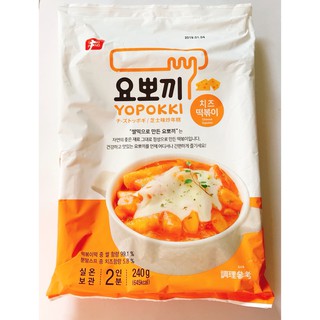 Bánh gạo Topokki phô mai 240gr - Hàn Quốc