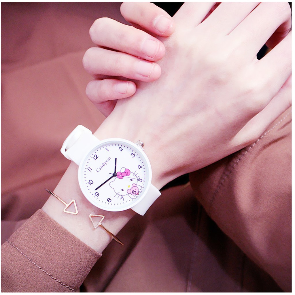 THỜI TRANG ĐỒNG HỒ NỮ DÂY CAO SU HELLO CHẤM | BigBuy360 - bigbuy360.vn