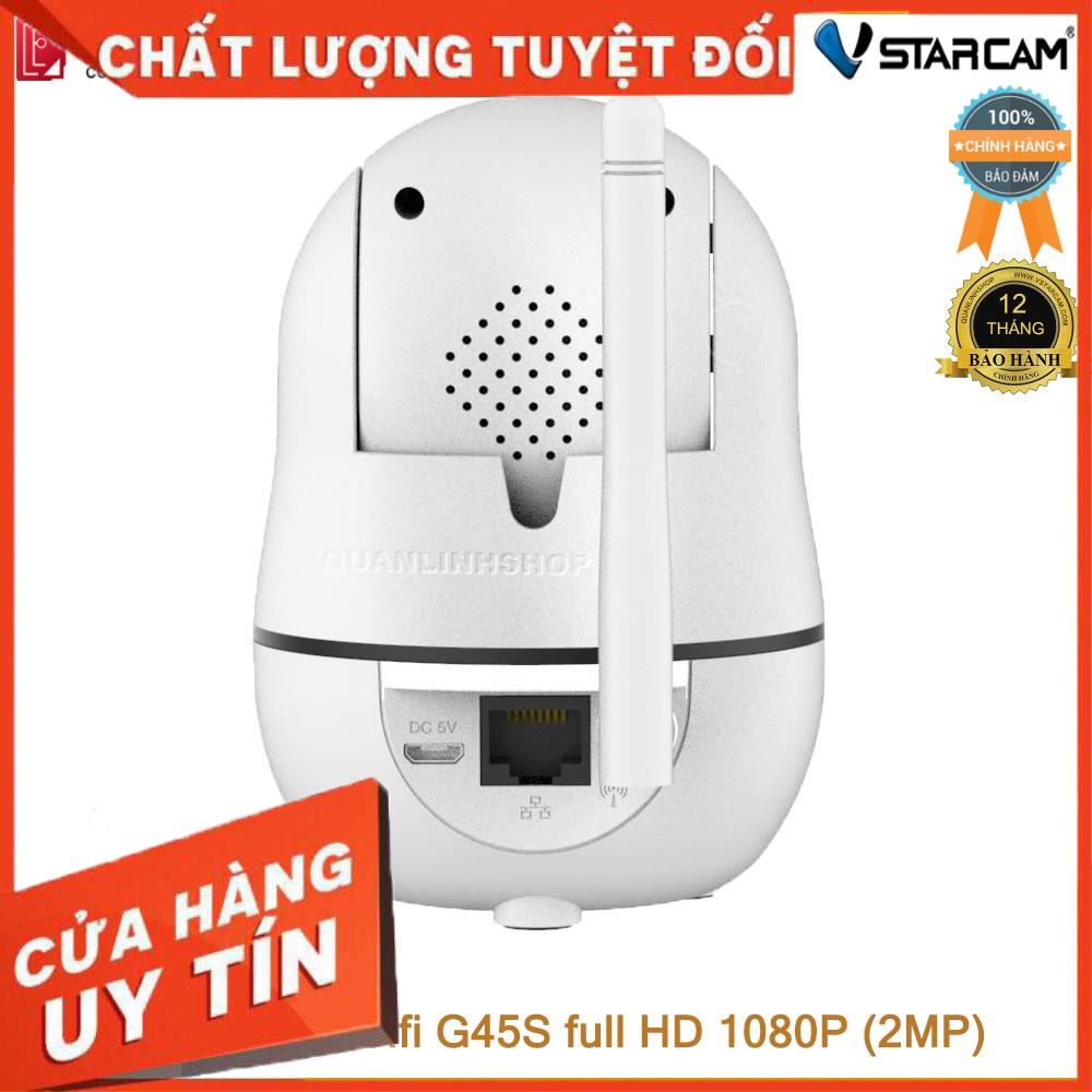 (giá khai trương) Camera giám sát IP wifi hồng ngoại ban đêm Vstarcam G45S Full HD 1080P 2MP