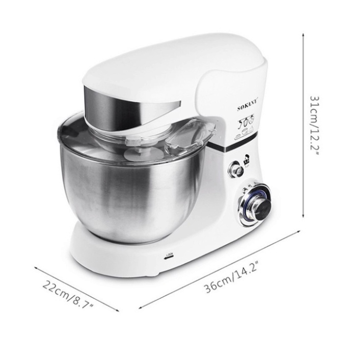 Máy đánh trứng, trộn bột công nghiệp SOKANY SK206 - Công suất cực lớn 1000W