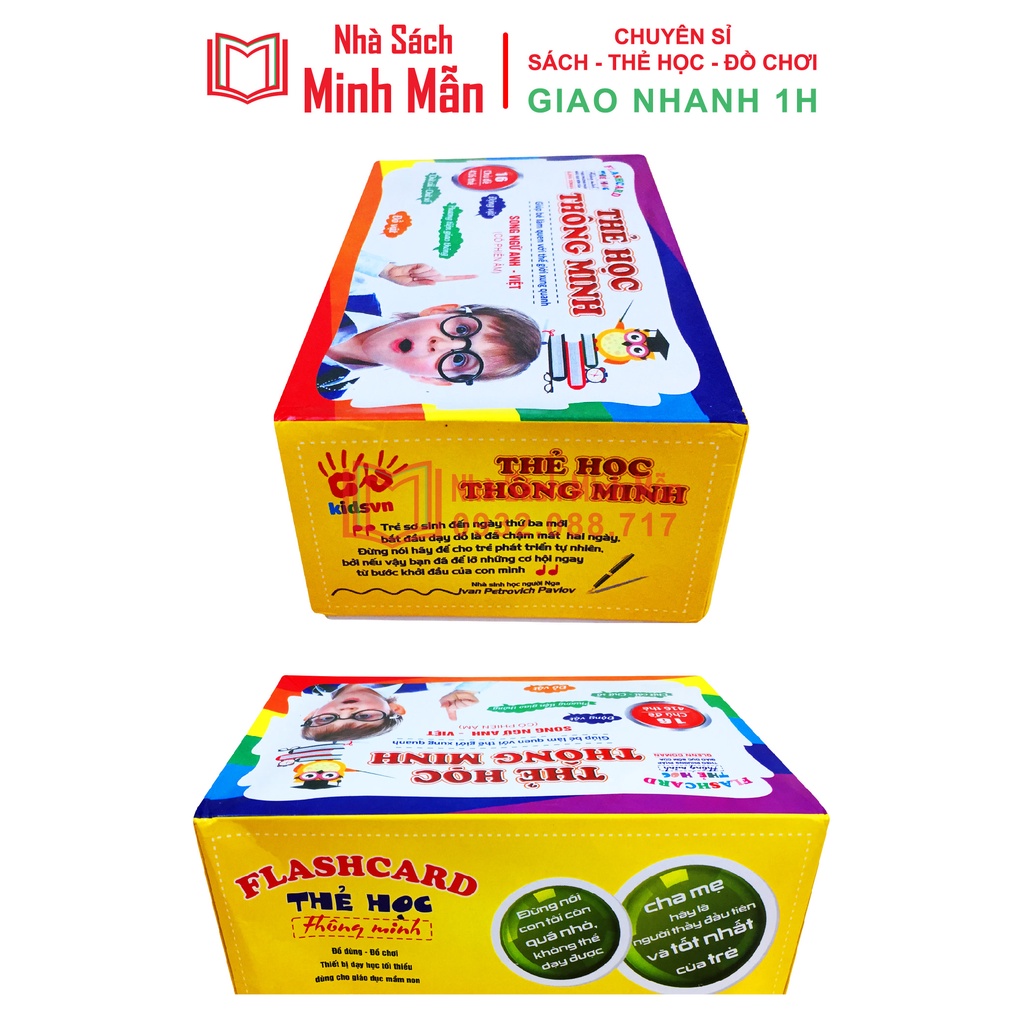 Sách - Bộ Thẻ Thông Minh Flashcard Việt Hà  - Phương Pháp Glenn Doman