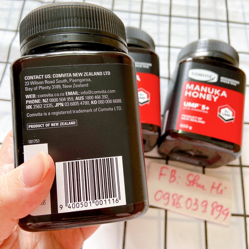 Mật ong manuka comvita 5+, 10+, 15+ 250g, 500g, 1000g - 1kg úc, comvita UMF 5+, umf 10+, umf 15+ manuka honey
