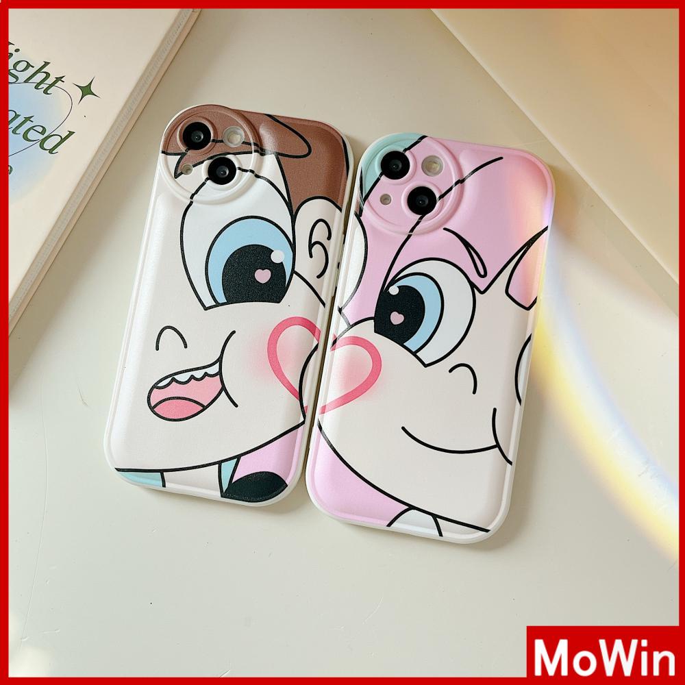 Ốp điện thoại silicon in hoạt hình couple thích hợp cho iPhone 11 Pro Max 13 Pro Max 12 Pro Max 7Plus xr XS Max