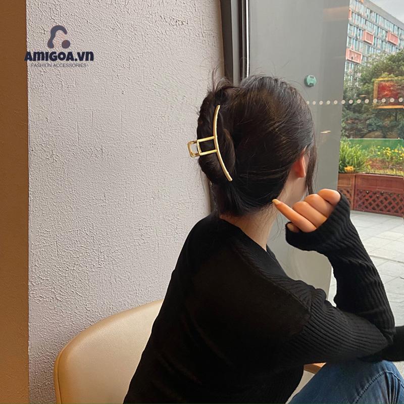 ✨✨Kẹp Tóc Cuộn Dây Bằng Hợp Kim Kim Loại Thanh Lịch