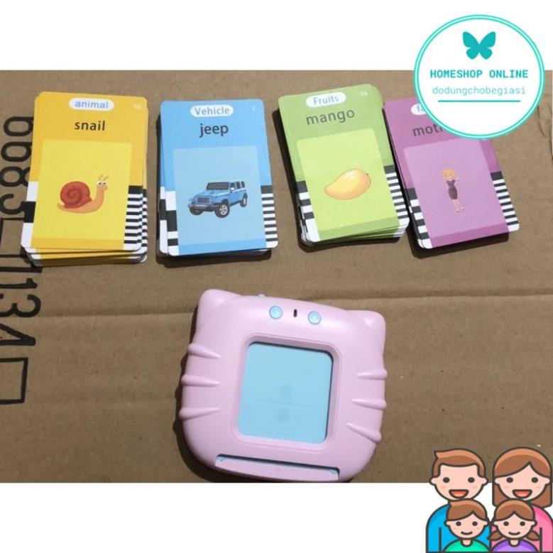 Máy đọc thẻ flashcard 112 thẻ 224 từ vựng tiếng anh mới nhất HOME SHOP ONLINE