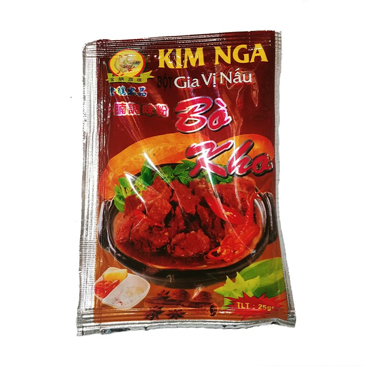 Gia Vị Ướp Bò Kho KIM NGA 25g