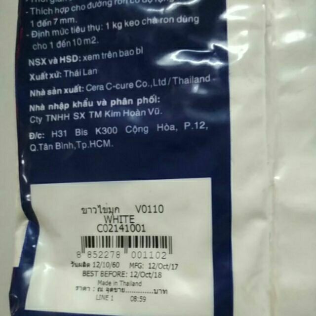 Keo chà ron cá sấu Thái Lan