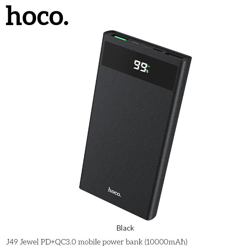 Sạc Dự Phòng Hoco J49 Hỗ trợ sạc nhanh QC3.0 - 10.000 mAh