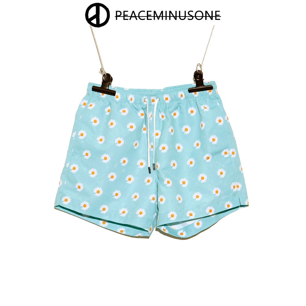 Quần đùi hoa cúc chi chít xanh BLUE PMO PEACEMINUSONE chính hãng