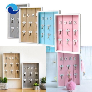 Hộp Đựng Chìa Khóa Treo Tường Bằng Gỗ Thủ Công Sáng Tạo Đa Năng Trang Trí Nhà Cửa