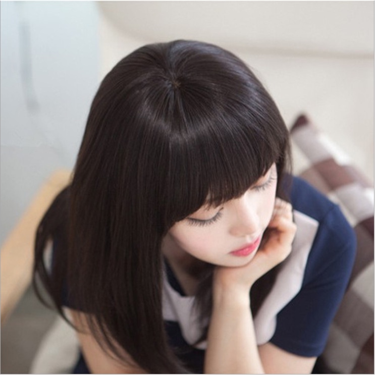 💗TẶNG LƯỚI💗Tóc giả nữ nguyên đầu đẹp Hàn Quốc - TG4