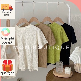 Áo thun nữ⚡️freeship⚡️áo phông nữ, co giãn ,áo thun,cổ tròn ,cotton xốp