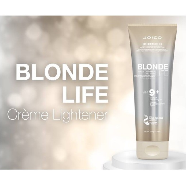 Kem tẩy tóc an toàn cho da đầu JOICO Blonde Life nâng tông cấp độ 9 - 240g