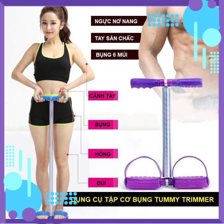 ( Gía Ưu Đãi ) Dây kéo lò xo Tummy trimmer nhập khẩu cực bền, cực chắc, dây kéo lò xo tập bụng, tay vai, ngực cực tốt