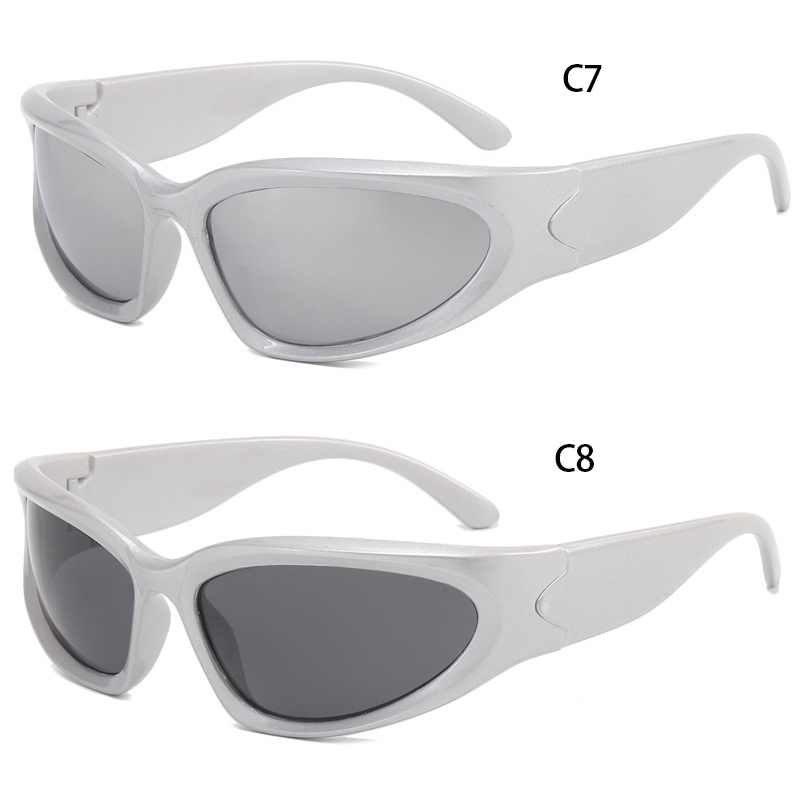 COD Kính Mát Hình Chữ Nhật Phong Cách Punk Vintage Thời Trang Cho Nam Nữ