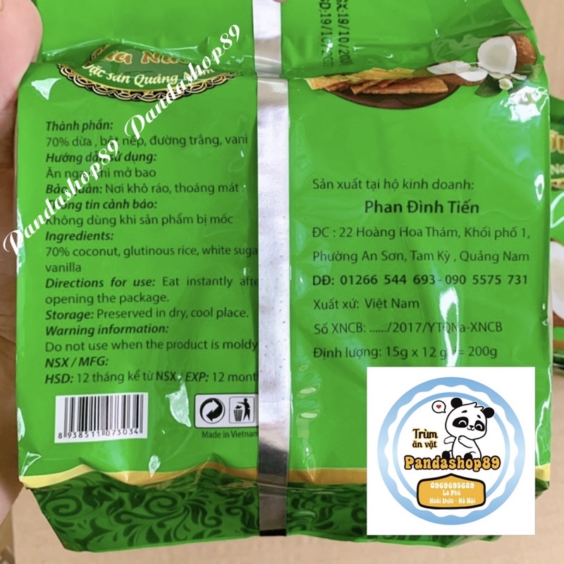 Bánh dừa nướng Quảng Nam