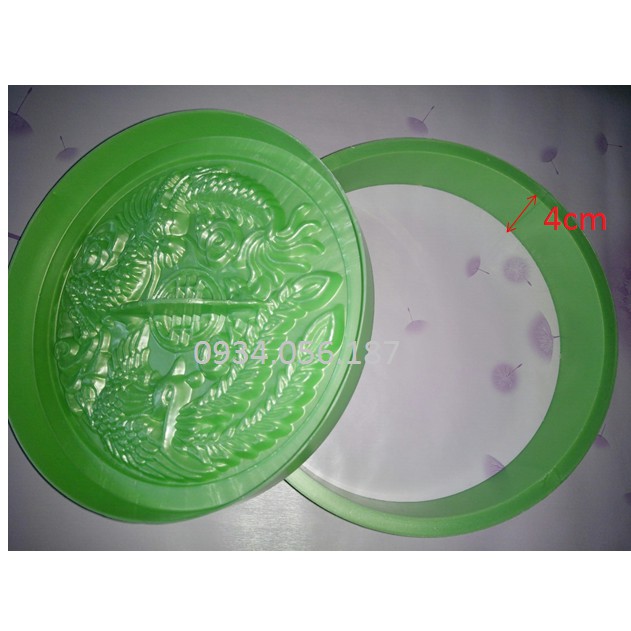 Khuôn làm bánh in, bánh trung thu, nhấn xôi 600gr