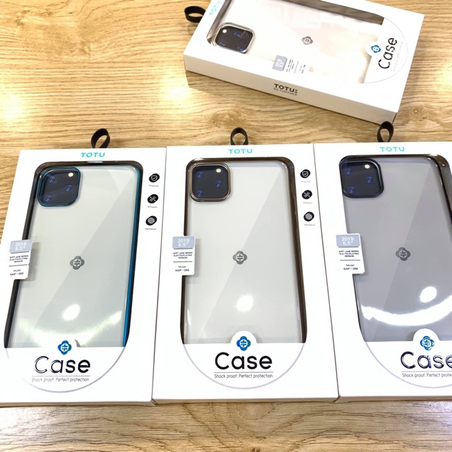 Ốp Totu dẻo viền màu Iphone 11/11 Pro/ 11 Pro Max