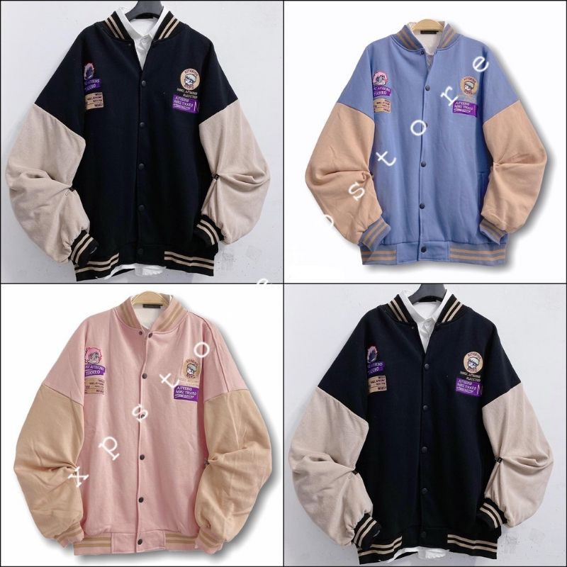 Áo Khoác Bomber Dạ 2 lớp (Ảnh thật 3)