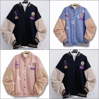 Áo khoác bomber dạ 2 lớp