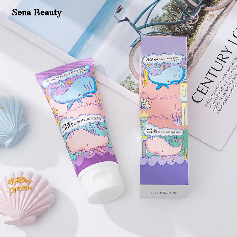 Sữa rửa mặt Xioermioy Pinxy kiềm dầu sạch sâu Dolphin Sena Beauty