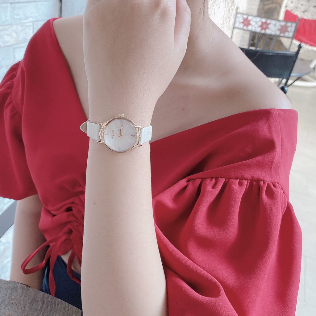 Đồng hồ nữ julius JA 1155 dây da