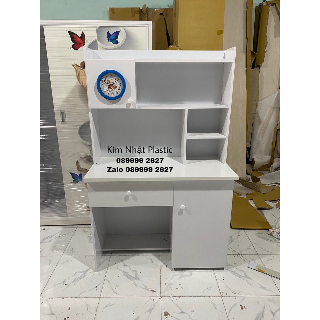 Bàn học sinh nhựa Đài Loan xanh dương dễ thương FREESHIP | BigBuy360 - bigbuy360.vn
