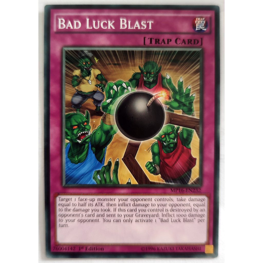 [Thẻ Yugioh] Bad Luck Blast |EN| Common