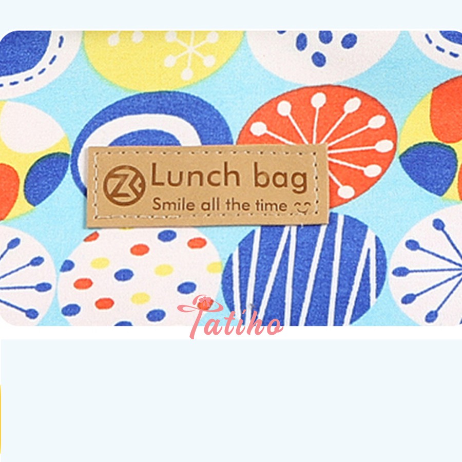 [Hàng Xịn, Giá Tốt]Túi Đựng Hộp Cơm Cách Nhiệt Chống Thấm Nước Cao Cấp Vải Oxford 600D 18x18x38cm - Lunch Bag - Mã TG004