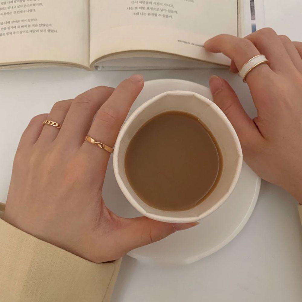 Nhẫn Hở Tùy Chỉnh Thời Trang Quyến Rũ Phong Cách Hàn Quốc