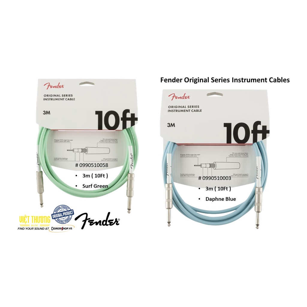 Dây tín hiệu âm thanh chính hãng Fender Original Cables