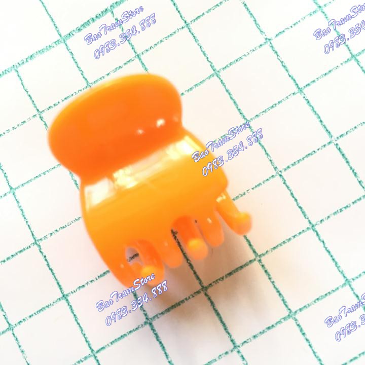 Set 50 cái kẹp bướm  to 2cm màu cam, chất lượng cao dùng để kẹp cành cây, cành hoa lan.