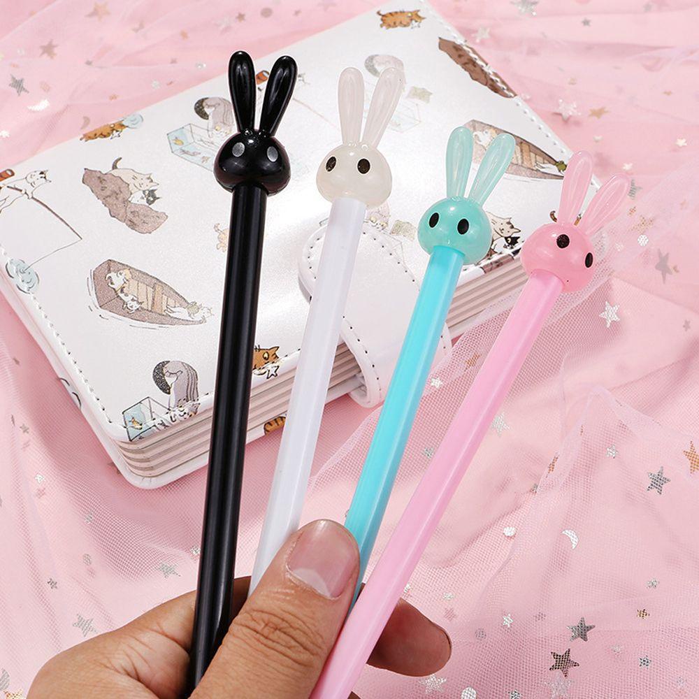 Bút Mực Đen Ngòi 0.5mm Hình Thỏ Dễ Thương