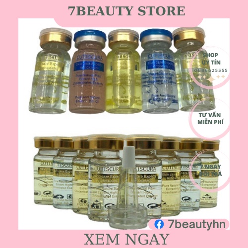 [Combo 10 lọ] Tế Bào Gốc Cutiscura Nám, Trắng Da, Mụn, Trẻ Hoá, Sẹo Rỗ